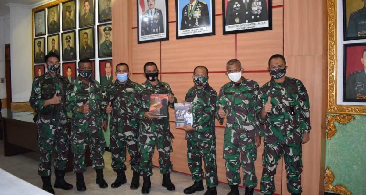 Korem 084/Bhaskara Jaya Menerima Kunjungan Tim Pusjarah TNI