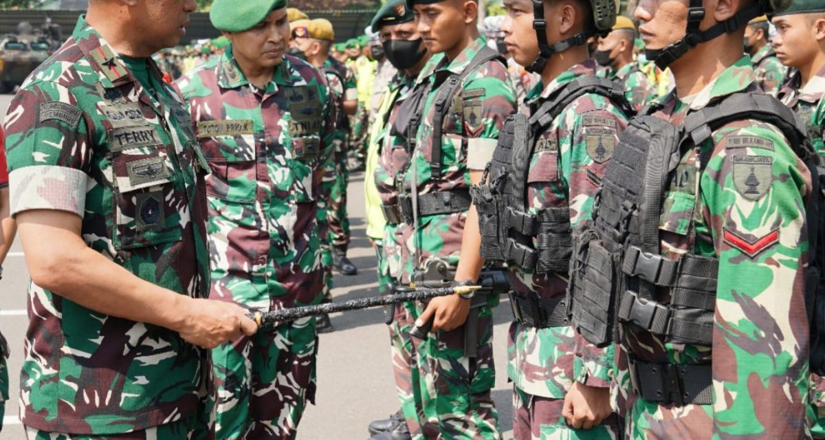 Danrem 084/Bhaskara Jaya Pimpin Apel Gelar Pasukan Pengamanan VVIP