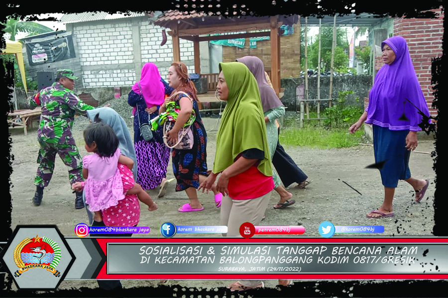Sosialisasi dan Simulasi Tanggap Darurat Bencana Alam di Kecamatan Balongpanggang