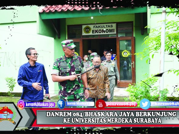 Danrem 084/BJ Berkunjung ke Universitas Merdeka Surabaya