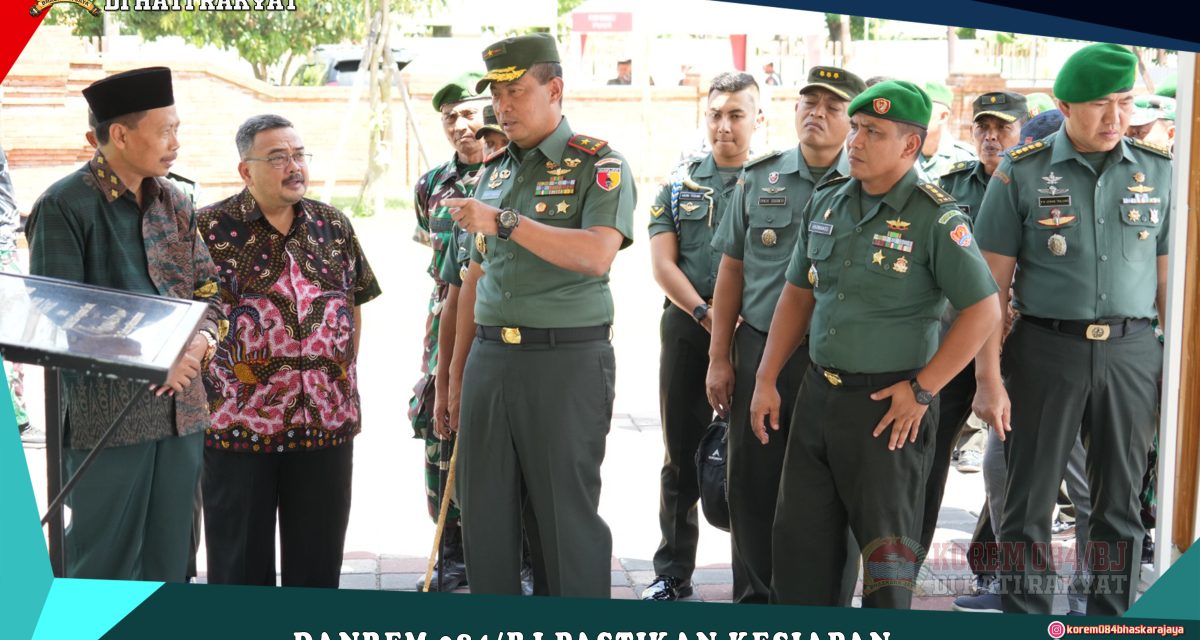 Danrem 084/Bhaskara Jaya Meninjau Makam Leluhur Nahdlotul Ulama yang akan dikunjungi Kepala Staf Angkatan Darat