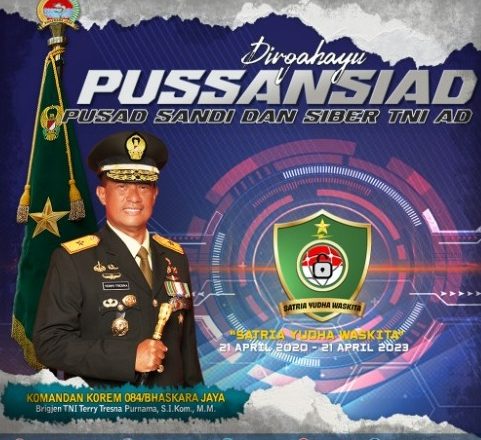 DIRGAHAYU PUSAD SANDI DAN SIBER TNI ANGKATAN DARAT