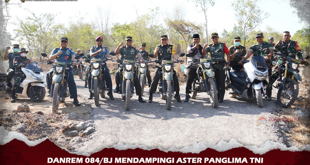 Danrem 084/BJ Dampingi Aster Panglima TNI Melaksankan WASEV TMMD Ke – 118
