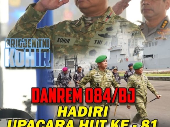 HUT Ke-81 TNI AL, Danrem Bhaskara Jaya: Pengabdian Berarti Ketika Rakyat Merasakan Kehadirannya