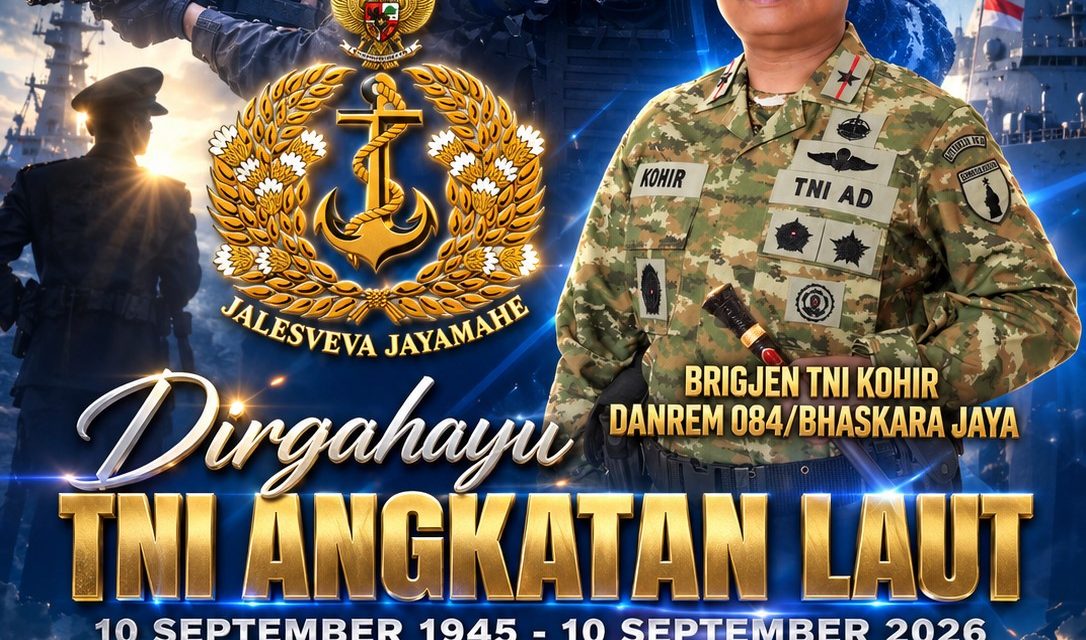 Komandan Korem 084/Bhaskara Jaya Beserta Keluarga Besar Korem 084/Bhaskara Jaya mengucapkan : . DIRGAHAYU TNI ANGKATAN LAUT